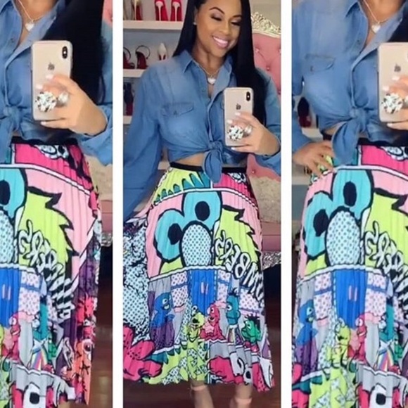 Elmo pleated skirt Clearance